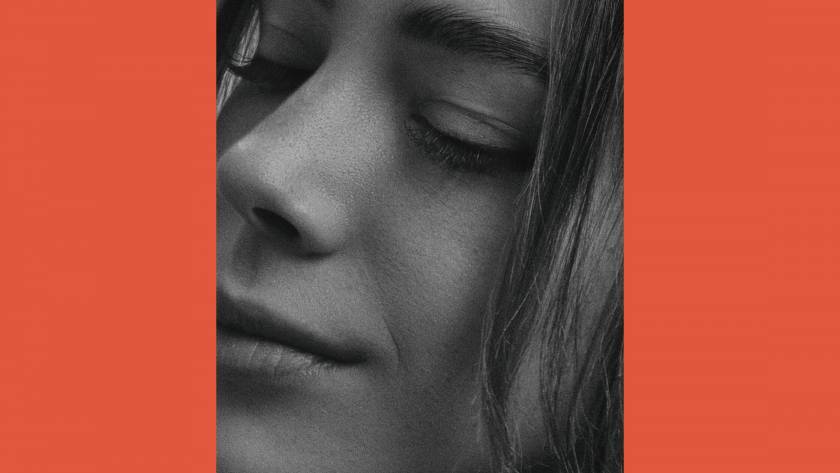 Close up black and white portrait of a woman with eyes closed — self-awareness as a double-edged gift, by Karen Toms therapist and counsellor